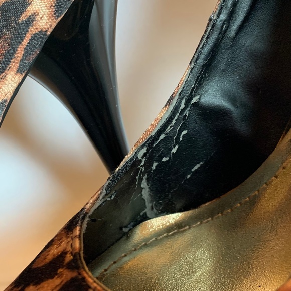 Gorgeous Rouge Helium Leopard Print Heels / Stilettos! - Picture 3 of 7